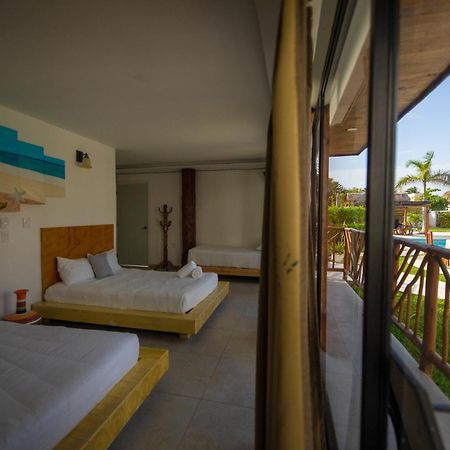Kabanas & Beach Club Ojo De Agua Puerto Morelos Esterno foto