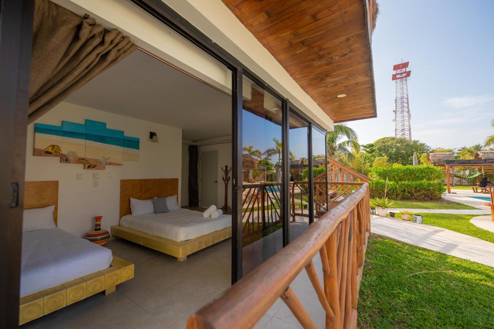 Kabanas & Beach Club Ojo De Agua Puerto Morelos Esterno foto