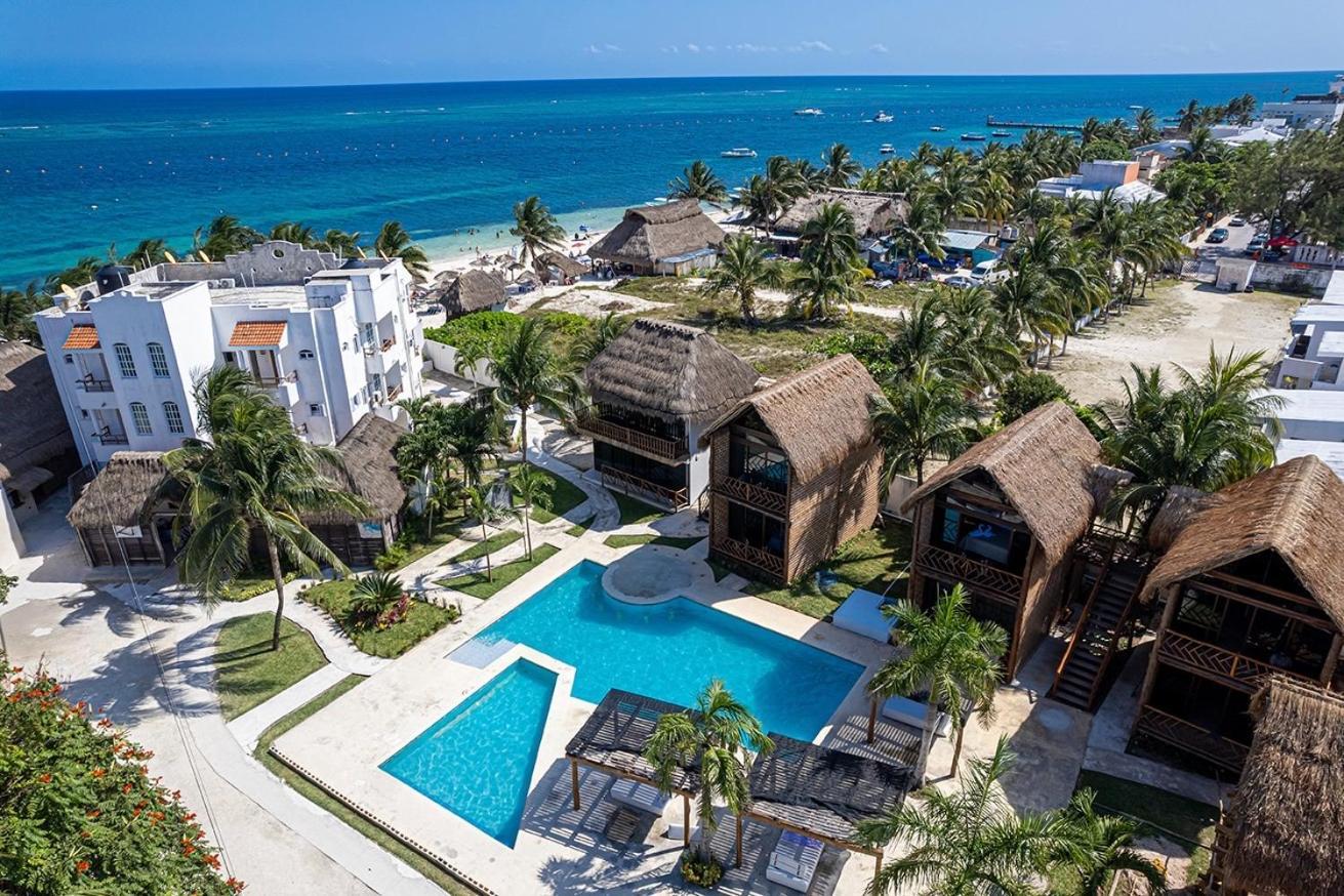 Kabanas & Beach Club Ojo De Agua Puerto Morelos Esterno foto